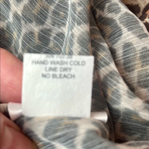 UjENA Sheer Leopard Top / Beach Coverup Medium - Picture 5 of 9